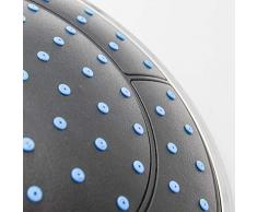 LanMiu 1 pcs Ronde 25 cm ABS Pluie Top Économie deau Tête De Douche 1/2 Connecteur Pulvérisateurs De Plafond Actionné Pluie Douche Cabine Salle de Bain