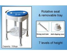 Tabouret de douche pivotant