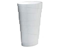 Bernstein Badshop Lavabo colonne totem PB2192-60 x 40 x 90 cm - blanc - Solid Stone