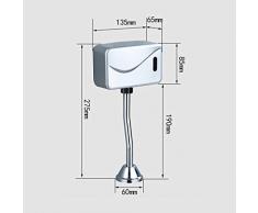 luosh Urinoir Flush Valve, Salle De Bains Toilette Automatique Électrique Urinoir Flush Valve Capteur Infrarouge sans Contact Exposé Montage Mural DC 6 V Accessoires