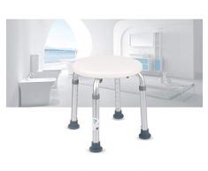 SSRSHDZW Siège De Douche Ronde Tabouret Baignoire Douche Siège Personnes Âgées Banc De Douche Réglable en Hauteur Handicapés Chaise De Salle De Bain