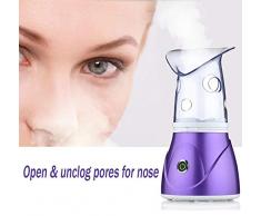 BESTNIFY Sauna Facial avec Inhalateur Soin Visage Inhalateur Nasal Appareil de pour Le Traitement Visage Spa Visage Nez