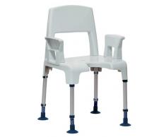 Aquatec Pico Chaise de douche avec accoudoirs et dossier