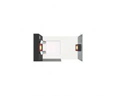 Cabine infrarouge | Sauna infrarouge Air Solo Blanc brillant pour une personne de B-Intense by physiot Herm – Une offre de Welcon-wellness. de