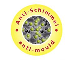 Wenko 20037100 Rideau de Douche en Textile Rouge Anti Moisissure 180x200 cm