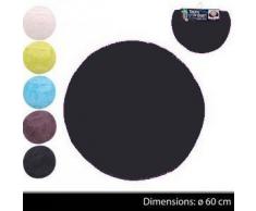 TAPIS DE SOL POUR SALLE DE BAIN TOILETTES SANITAIRE MAISON OU CHAMBRE 60CM ROND