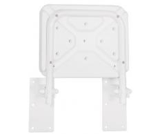 Siège de douche pliant tabouret de douche stable blanc jusqu'à 120 kg siège de douche Chaise de douche CE