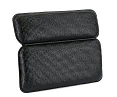 HALOViE Coussin de Bain Imperméable Antidérapant Confortable Oreiller de Baignoire de Spa avec 7 Grandes Ventouses Support Tête Nuque Épaules Noir