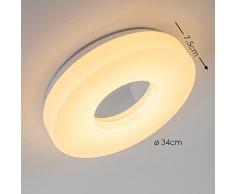 Plafonnier rond pour salle de bain LED Loris 3000 Kelvin - 1380 Lumen - IP 44