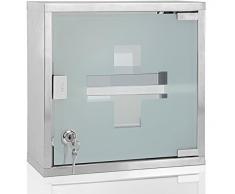 Armoire à pharmacie, armoire à médicaments, premier secours avec clés petit