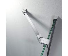 373mm Barre de stabilisation dangle en acier inoxydable flexible et réglable pour cabine de douche GS11373