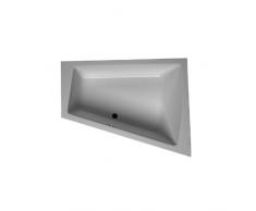MyBATH bW502100 baignoire rectangulaire en acrylique gardasee droite rechteckbadewanne großraumbadewanne 180 x 140 cm (blanc)