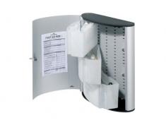 Durable 197423 First Aid Box Armoire à Pharmacie - Fermeture par Serrure à Clé - 3 compartiments - Modèle L - Vendue avec Kit 1er Soins