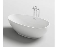 Baignoire 180 x 90 x 58 vasques Centre chambre style ovale design moderne