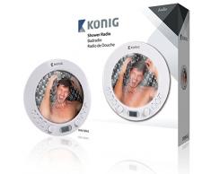 RADIO DE DOUCHE SALLE DE BAINS AM/FM ETANCHE AVEC MIROIR