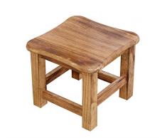 Y&T-0909 Tabouret de Bain en Bois Massif Tabouret de Salle de Bain tabourets Salle à Manger Banc en Bois Creux Conception Anti-déformation ménage (Couleur : #1)