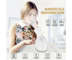 CAPMESSO Vapeur Visage Sauna Facial Spa Nano Ionique Vapeur Visage Soins Vaporisateur Nettoyage Chaude de Jet Humidificateur Appareil 70ML