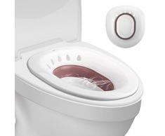 Tovee Bains de Si¨¨ge pour Toilettes, Bidet sur Toilette Pliable Bassin de Bain pour traitement des h¨¦morro?des, soins post-partum, p¨¦rin¨¦ales, femmes enceintes, et ?g¨¦es