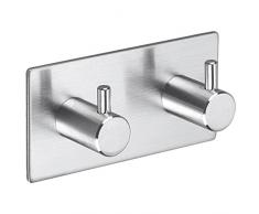 Patère à 2 Crochets, Aikzik® en Acier Inox, Porte-Serviettes, Famille et Bureau, Auto-Adhesif