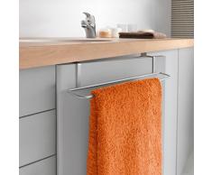 Metaltex 40230439080 Barre de Serviettes Oasis Polytherm, Argent