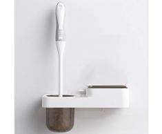 BEI-YI Brosse- Porte-Brosse de Toilette Ensemble créatif Libre Punch Punch Lavage Mural Brosse de Toilette Brosse de Toilette Toilette urinoir Brosse de ménage Rack - WC Toilettes