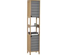 MadeInNature Meuble pour Salle de Bain Calédonie, Disponible en 6 déclinaisons Meuble Toilette ou Salle de Bain (Meuble Colonne calédonie)