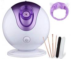 Humidificateur à vapeur chaude avec vaporisateur facial 100ml de sauna facial de vapeur facial de HSD (Purple)