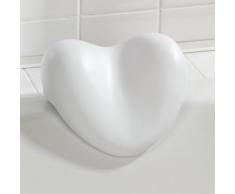 Wenko 18936100 Coussin de Baignoire en Coeur Tropic Blanc