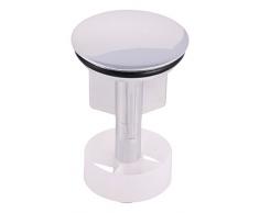 Valve Bouchon pour Lavabo à réduction excentrée 1 1/4, diamètre 35 mm, chromé, chromé