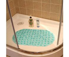 WENYAO Salle de Bains Mat, Baignoire Ovale Transparente antidérapante et Ovale