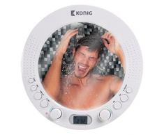 Radio aM fM douche de salle de bains radio de douche sans fil résistant à l'avec miroir eau