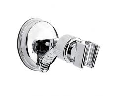 SANTOO Support de Douche à Ventouse à Rotation 360 °, Ventouse Support de Douche Reglable Sans Percage pour Accessoire Salle de Bains