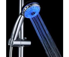 Magic automatique 7 couleurs LED Pommeau de douche lumineuse de leau