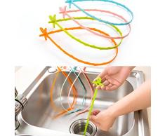 Crochet de nettoyage, décapant de sabot de drain de cheveux et ouvreur de retrait pour la salle de bains et la baignoire Dispositif de drague Petits outils Outil de nettoyage de toilette dégout