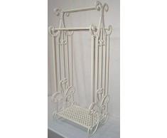 Lourd Porte-serviettes Shabby Chic, Nostalgie Porte-serviettes Fer Noir