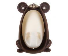 Gaoominy Urinoir d'nfants de Grenouille Elegant Stand rainure d'Urine Mural Vertical (Cafe)