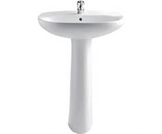 Colonne lavabo POLO Porcelaine Blanc 331295003