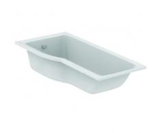 Baignoire-douche asymétrique CONNECT AIR - Version Gauche