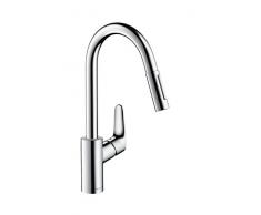 Hansgrohe 31815000 7853573 Focus Mitigeur d'évier à levier simple Chromé