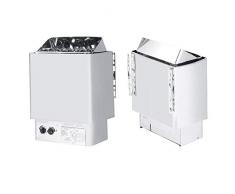 Pangding Poêle Sauna Chauffage 9KW en Acier Inoxydable Chauffage Teaperature Contrôle Sauna Poêle À La Vapeur Réchauffeur pour Spa Maison Salle De Bains Hôtel Douche 220-380V