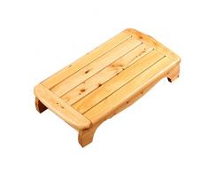 XITER Banc de Repose-Pieds en Bois Petit Tabouret en cèdre Rectangle Tapis en Bois pour Tabouret de Douche (Couleur : Bois Couleur)