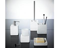 Ridder 22150201 Verre à brosses à dents Brick Blanc