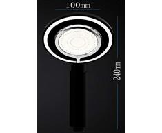 Pommeau de douche à effet pluie, pommeau de douche à haute pression, pommeau de bain à la vapeur à la maison, pluie solaire, douche et base perforante