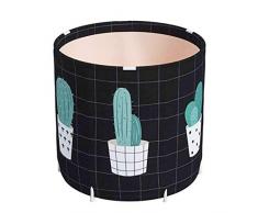 LH Non Gonflable Portable Baignoire Spa Cabine de Douche avec vidange for Adultes Enfants Bain Seau Pliable autoportantes Tremper Baignoire Accueil Camping Voyage