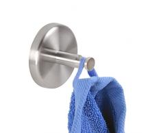 Bremermann Bad-Serie Piazza Lot de 2 Crochet porte-serviette en acier inoxydable mat