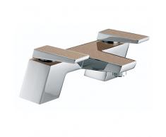 Bristan Msai BF CR Metallix Sail de baignoire en cuivre Radiance, Chrome/cuivre