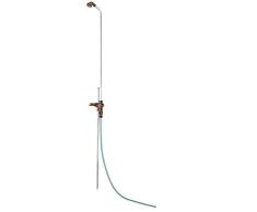 Douche de Jardin Duo de Gardena : Douche avec Deux Jets Agréables, Jet ou Brouillard de Pulvérisation, Quantité dEau Réglable en Continu et Verrouillable, Grande Pomme de Douche (959-20)