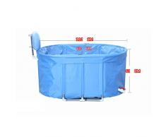 YONG SHOP- Isolation à couche double ovale à double couche Grande baignoire pliante Barils de bain Baignoire pour adulte ( taille : 120*70*70cm )