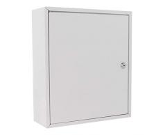 profirst Pm1 Armoire à pharmacie en tôle dacier, avec serrure à cylindre avec 2 clés, convient pour les médicaments et dautres médicinales, des b16,3 x H22 x t6.6 cm, 1,75 kg