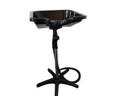 Lave Tête sur Pied Lave-tête Coiffure Lavage de Cheveux Shampoing Lavabo Portable Réglable Coiffure à Domicile